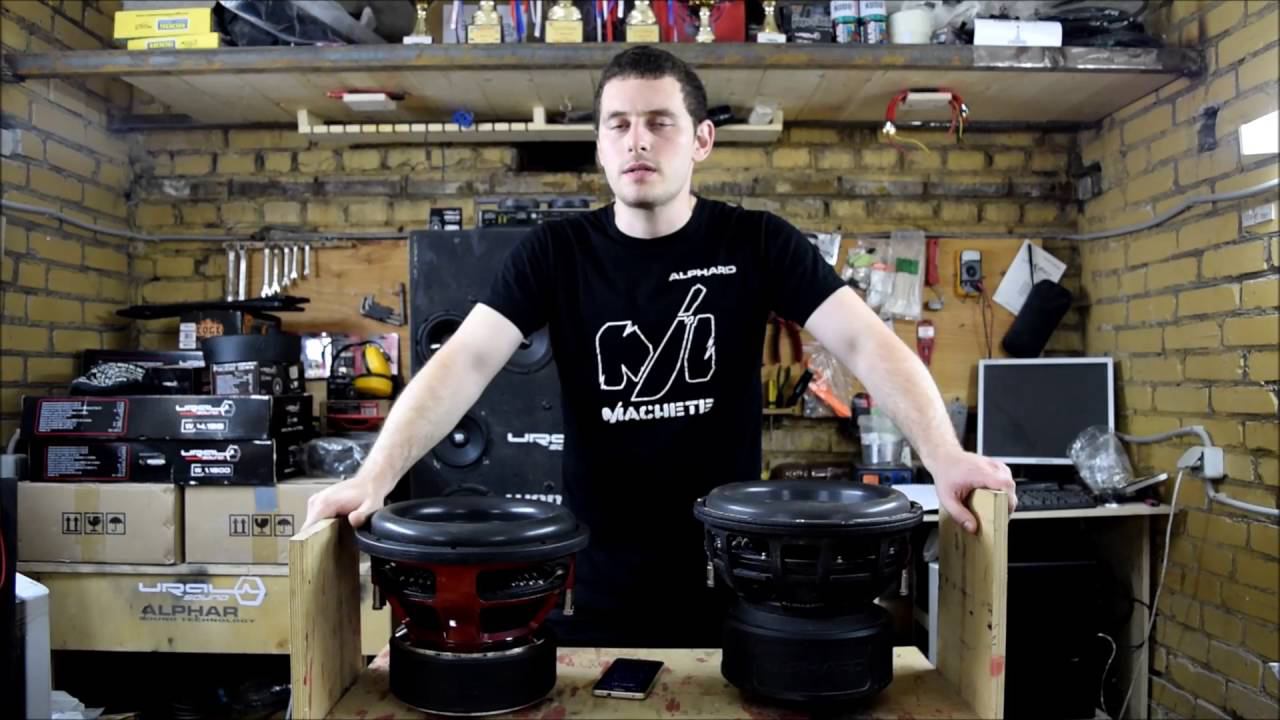 Ural Decibel vs. Alphard Deaf Bonce 312. Большой тест сабвуферов часть 4 смотреть онлайн