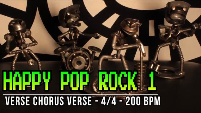 200 BPM - Happy Pop Rock 1 - 4/4 Drum Track - Metronome - Drum Beat смотреть онлайн