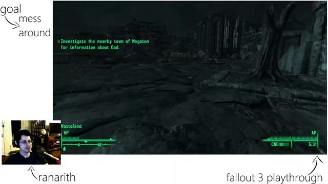 Fallout 3 - Getting Storage Off a Landmine (Casual playthrough highlight) смотреть онлайн