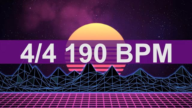🔴 190 BPM Electro 80s Metronome смотреть онлайн