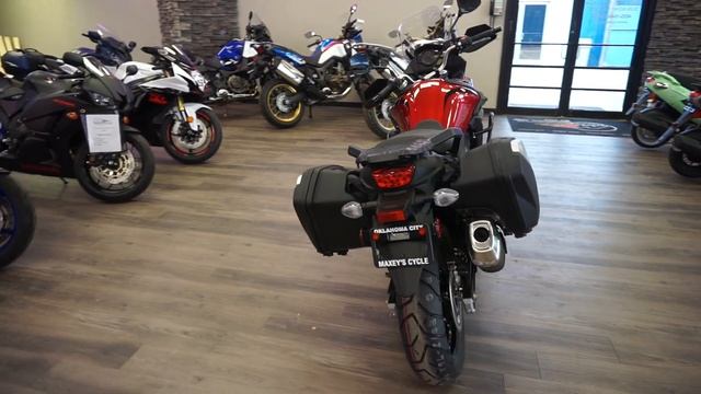 2019 Suzuki V-Strom 650XT Touring Red at Maxeys in Oklahoma City смотреть онлайн