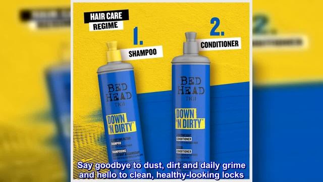 Great Product -  Bed Head By TIGI Down N' Dirty Clarifying Detox Shampoo For Cleansing 20.29 Fl Oz