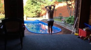 Сальто в бассейн slow motion | Volter BLOG