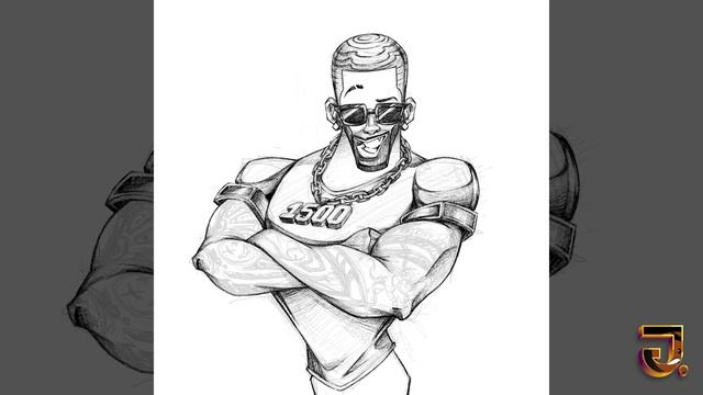 BLACK Johnny Bravo is where it's at! | Procreate speed drawing 2021 смотреть онлайн