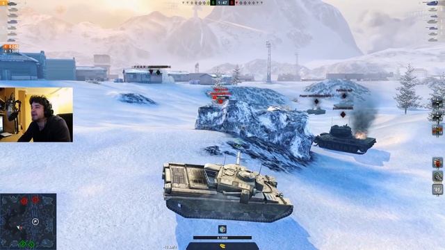 WoT Blitz - Везение 80 уровня и самый мудрый РАК в игре - World Of Tanks Blitz (WoTB)