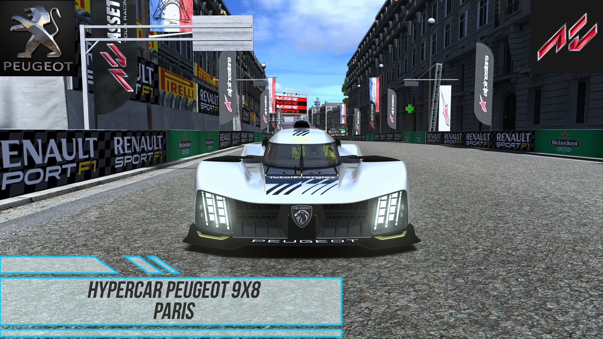 Hypercar Peugeot 9x8 - Paris | Assetto corsa.mp4 смотреть онлайн