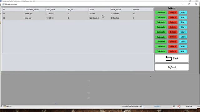 Internet Cafe Calculator Demo java mysql with full source code смотреть онлайн