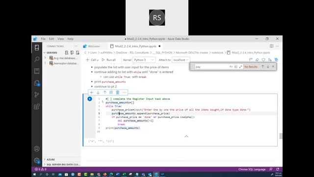 WeekendLearning Python 06B 20220918 смотреть онлайн