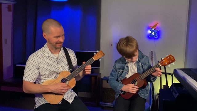 Ukulele Lesson for Kids 1 #ukulele #kids смотреть онлайн