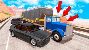 ГЛАВНОЕ НЕ УПАСТЬ С МОСТА! БАНДИТЫ НА BMW ГРАБЯТ ФУРУ! ОПАСНАЯ БАНДИТСКАЯ ПОГОНЯ В BeamNG.drive