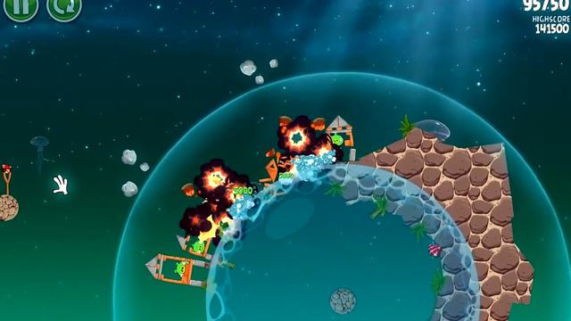 [Angry Birds Space] Pig Dipper 6-29 - 3 Stars смотреть онлайн