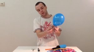 Правильное надувание и завязывание круглого шарика