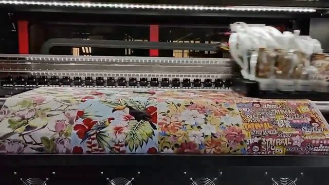 1.9m Industrial Sublimation Printer for Fiber Fabric with 24 Epson I3200A1 Heads смотреть онлайн