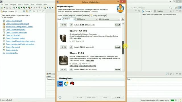 DBeaver - Add Database Explorer Plugin to Eclipse смотреть онлайн