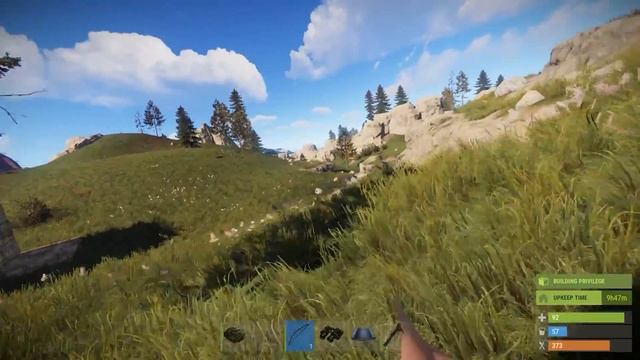FIRE ARROW ECO-RAIDING MY NEIGHBOUR - Rust Solo Survival Gameplay смотреть онлайн