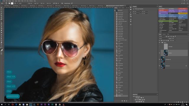 Как обработать женский портрет в фотошоп и лайтрум (photoshop lightroom) смотреть онлайн