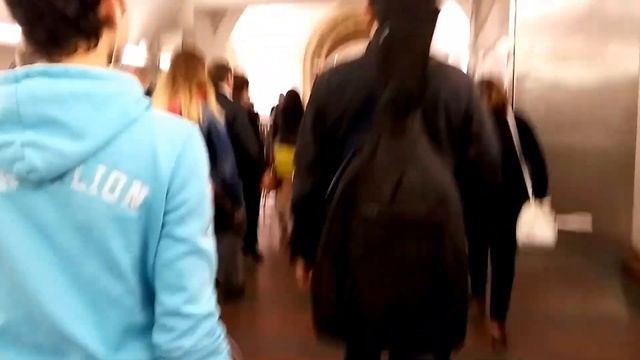 Метро Белорусская, переход на кольцевую линию смотреть онлайн