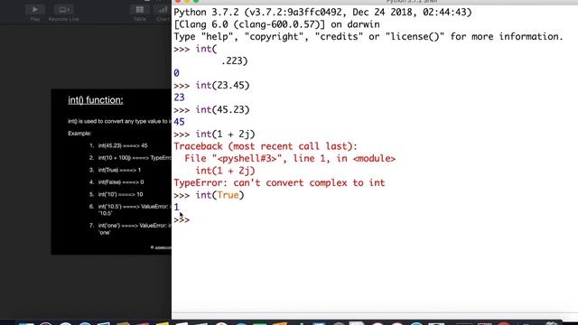 Type Casting and int() function Lec 18 смотреть онлайн