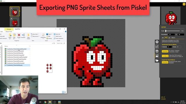 Character Animations & Piskel Sprite Sheets (Class 2.2.1) смотреть онлайн