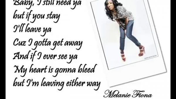 Melanie Fiona - Monday Morning with LYRICS