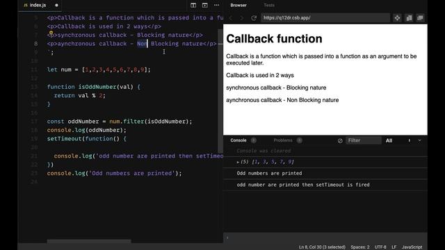 Callback function in javascript | Sync callback | async callback | Learn javascript смотреть онлайн