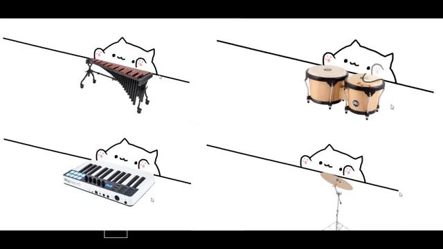 Bongo Cat Orchectra playing "Crash Bandicoot Theme" смотреть онлайн