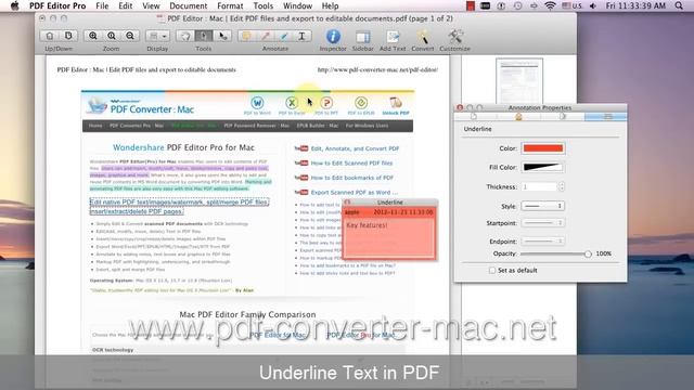 [PDF Editor Mac] How to Highlight/Underline/Strikethrough Text in PDF? смотреть онлайн