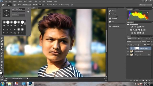 photoshop portrait outdoor | color light workflow portrait editing 2018 | kv edits boy смотреть онлайн