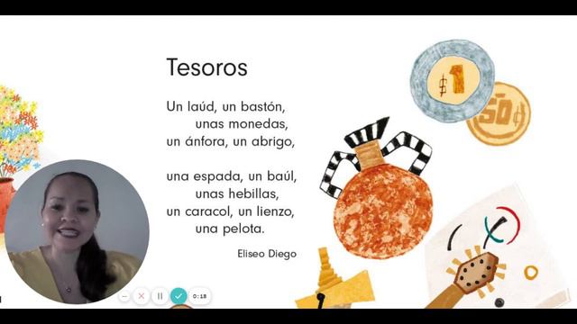 "Tesoros". Eliseo Diego. Libro Lengua materna, español lecturas 1°, primaria. Pág. 73. смотреть онлайн