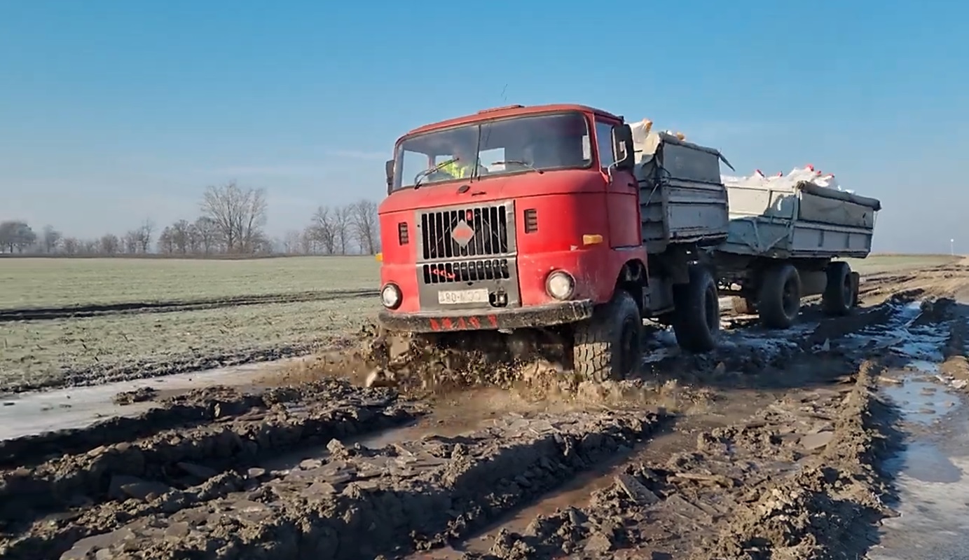 Знаменитый грузовик IFA 4х4. Дизель 6.56 л, 125 л.с. смотреть онлайн