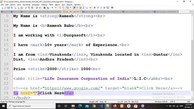HTML5/CSS3/BOOTSTRAP tutorials || Demo - 5 || by Mr. Ramesh On 04-03-2021 @8AM IST смотреть онлайн