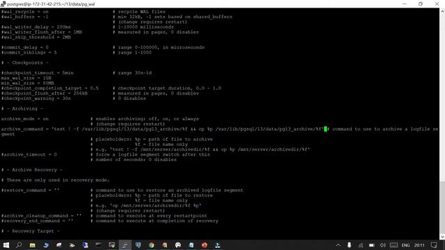 69 -Continuous Archiving and Perform Point In Time Recovery with PostgreSQL 13 смотреть онлайн