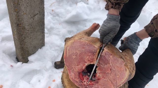 Лучший нож сантоку гигантская индейка разделка тяпкой для мяса в деревне удовольствие гарантирую! смотреть онлайн