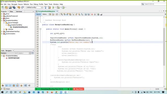 Checked Exception in java | Type of Exception in java | Exception Handling in java | Nested Try. смотреть онлайн