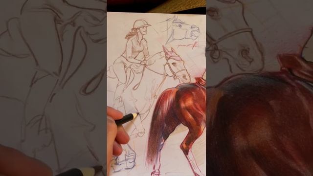 Как нарисовать лошадь? l Мастерская VISTA-ARTISTA смотреть онлайн