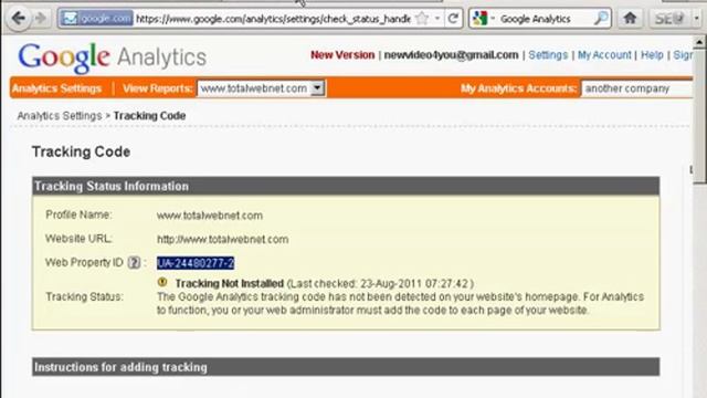 Video 23 - How to Add Google Analytics to Wordpress смотреть онлайн