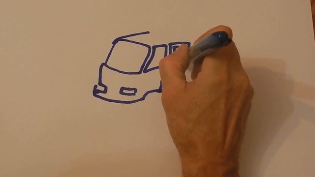 Как нарисовать автобус. Рисуем автобус вместе с ребятами. How to draw the bus. смотреть онлайн