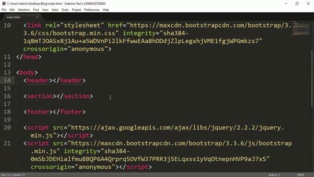 Cắt HTML, CSS từ file PSD phần 1 B1 смотреть онлайн
