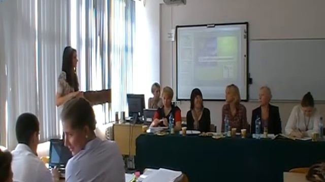 Защита дипломов. Выступает Исмагилова Диана.1. смотреть онлайн