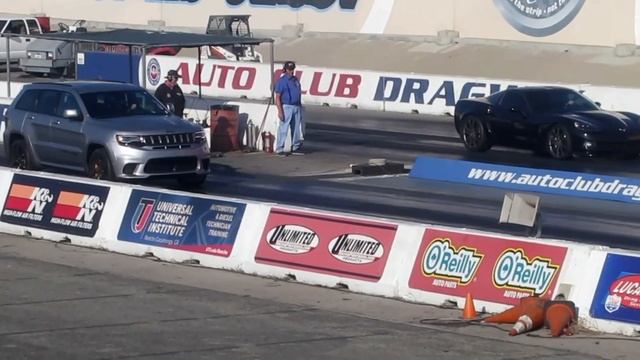 Hellcat Vs Corvette Z06  & Srt  Vs Ferrari  1080 P