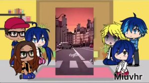 Гача лайф))Реакция персонажей из леди баг на видео из тик тока!/Леди баг и Супер кот🐞