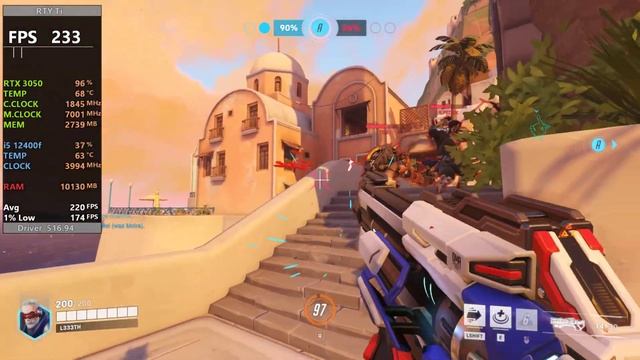 Overwatch 2 | RTX 3050 | 12400f смотреть онлайн