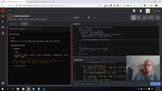 Решение Код Каты #3 Помоги продавцу книг #php смотреть онлайн