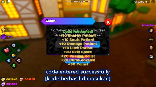 *NEW UPDATE CODES* [UPD 14] Anime Souls Simulator ROBLOX | ALL CODES | April 24, 2023 смотреть онлайн