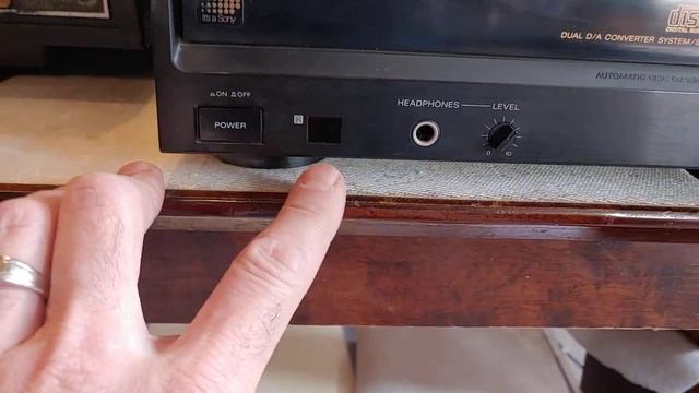 SONY CDP-C505 Five Disc CD Changer demo. смотреть онлайн