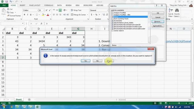 Import Excel Table Into LaTeX - Tuongvinhc6
