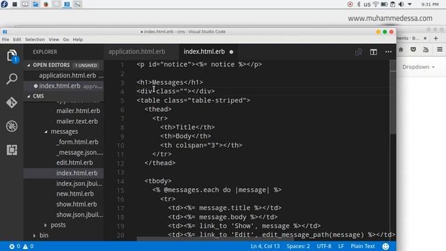 11 Docker Create Read Update Delete with Ruby on Rails смотреть онлайн