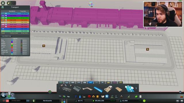 BUILDING NERDCASTLE AIRPORT // Cities: Skylines | Vanilla Lets Play 2 - Part 10 смотреть онлайн