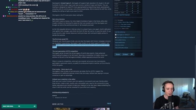 Stormgate: The NEXT StarCraft 2 / Warcraft 3 RTS? (Frost Giant Announcement) смотреть онлайн