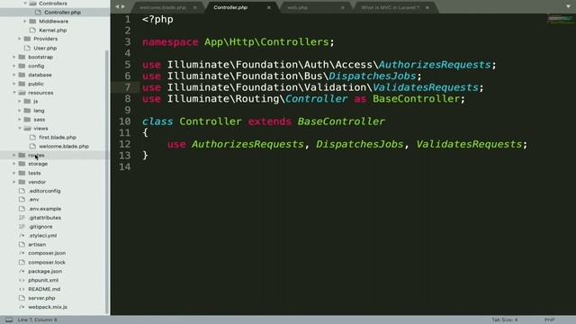 Laravel 7 | Laravel 7 tutorial Part #3 | MVC and Routing смотреть онлайн